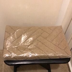 Tan Textured Non Skid indoor outdoor Mat for Entryway 20x31.5